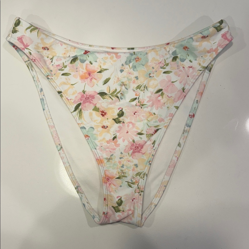 Abercrombie Floral Print Bikini Bottoms